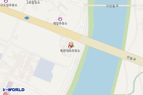 북문대로주유소 위치 지도 — 전남광주통합특별시 광산구 북문대로 319 (신창동)
