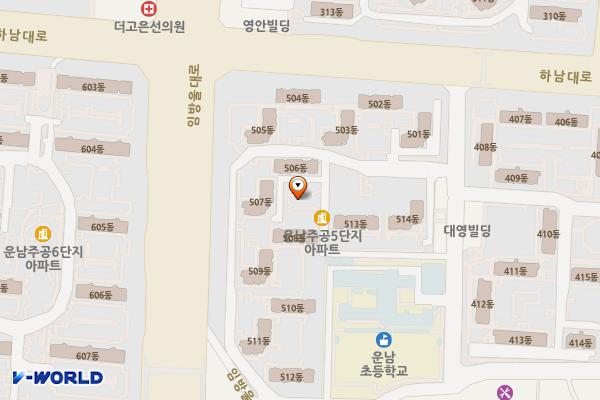 웃음꽃 어린이공원 위치 지도 — 전남광주통합특별시 광산구 운남동 769-7