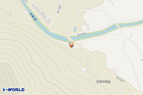 삼인산 주차장 위치 지도 — 전남광주통합특별시 담양군 수북면 한수동로 745