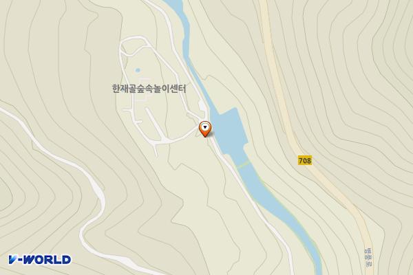 한재골 3(사방댐) 위치 지도 — 전남광주통합특별시 담양군 대전면 평장리 산 85-6