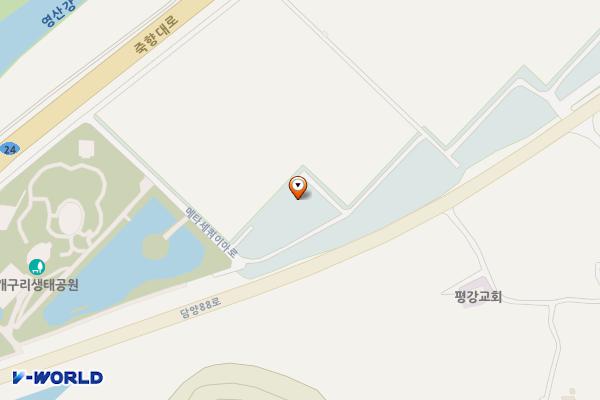 메타길2(영화촬영장) 위치 지도 — 전남광주통합특별시 담양군 담양읍 메타세쿼이아로 67