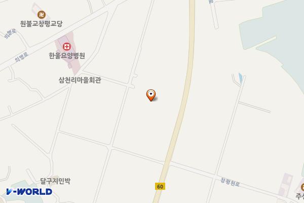 창평 운전자쉼터 위치 지도 — 전남광주통합특별시 담양군 창평면 삼천리 175-15