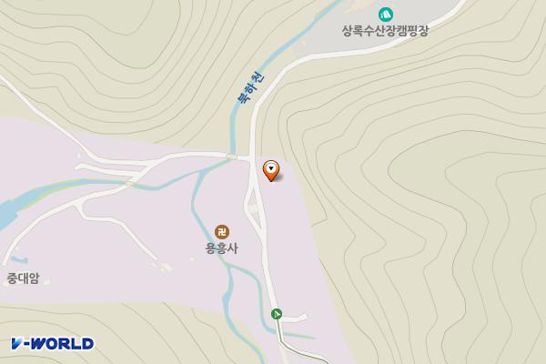 용흥사(주차장) 위치 지도 — 전남광주통합특별시 담양군 월산면 용흥사길 407