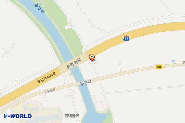 증암천 위치 지도 — 전남광주통합특별시 담양군 고서면 창평현로 255