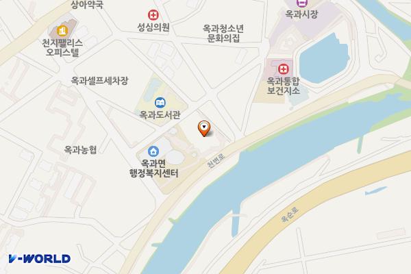 곡성 국악전수관 위치 지도 — 전남광주통합특별시 곡성군 옥과면 리문3길 19-10, 아름드리나눔센터 3층