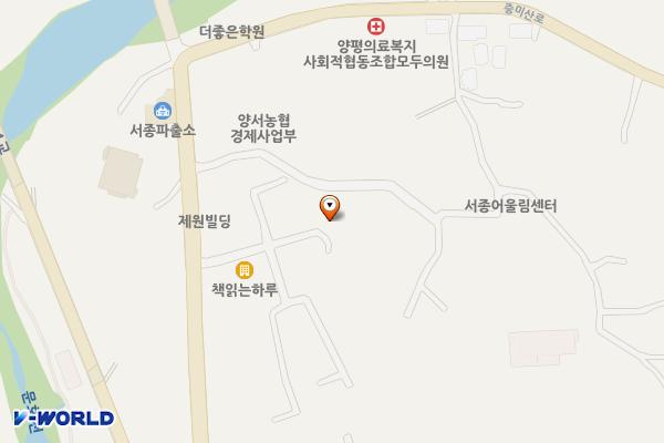 강상다목적복지회관 주차장 위치 지도 — 경기도 양평군 강상면 송학길 60