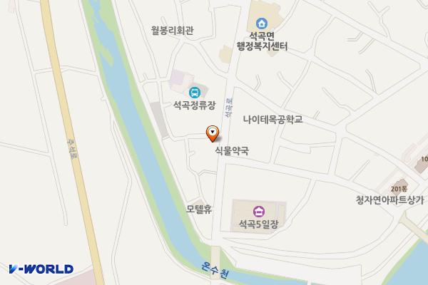 코스모스축제장 제방 위치 지도 — 전남광주통합특별시 곡성군 석곡면 석곡로 49-1