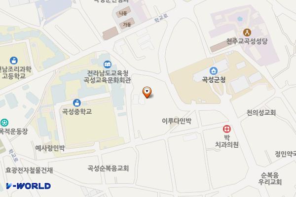 곡성군청 별관 화장실 위치 지도 — 전남광주통합특별시 곡성군 곡성읍 군청로 49