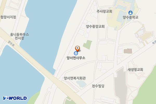 문호리 버스 종점 주차장(공영) 위치 지도 — 경기도 양평군 서종면 중미산로 31(문호리 379-5 맞은편 위치)