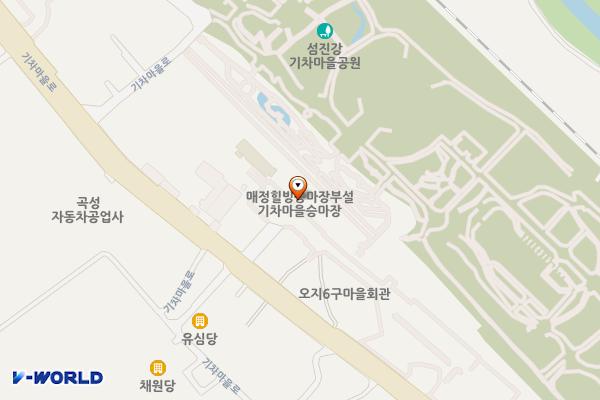 섬진강기차마을 시원한역 위치 지도 — 전남광주통합특별시 곡성군 오곡면 기차마을로 232
