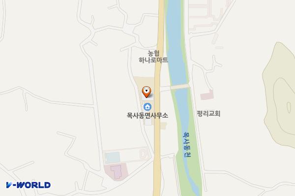 목사동 행정복지센터 위치 지도 — 전남광주통합특별시 곡성군 목사동면 주목로 759, 목사동면사무소