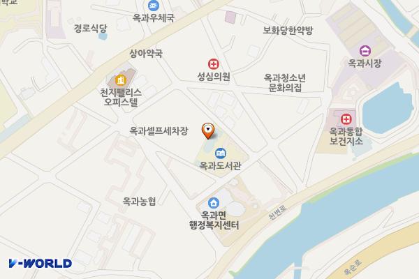 옥과공공도서관 위치 지도 — 전남광주통합특별시 곡성군 옥과면 리문4길 16