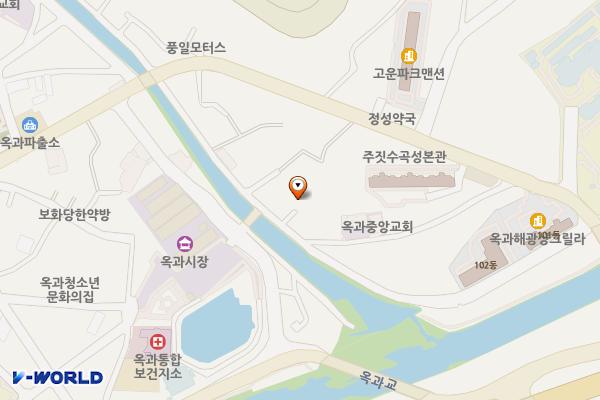 옥과면 계산교 다리 위치 지도 — 전남광주통합특별시 곡성군 옥과면 죽림2길 19-1