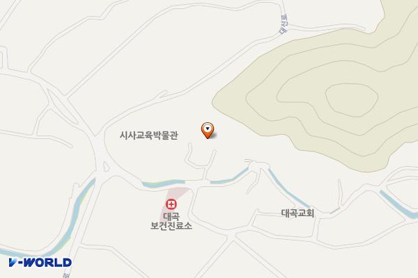 대곡자전거도로 쉼터 위치 지도 — 전남광주통합특별시 곡성군 목사동면 대곡당산길 13-17