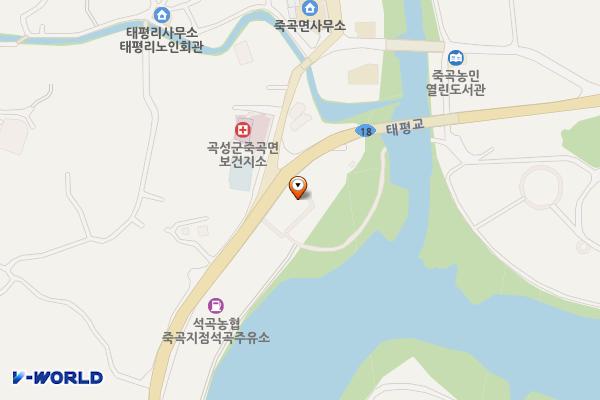 대황강 출렁다리 화장실 위치 지도 — 전남광주통합특별시 곡성군 죽곡면 태평리 412-9