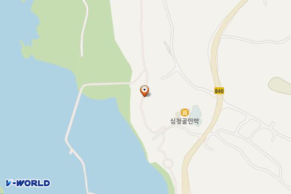 함허정 입구 화장실 위치 지도 — 전남광주통합특별시 곡성군 입면 청계동로 908-8