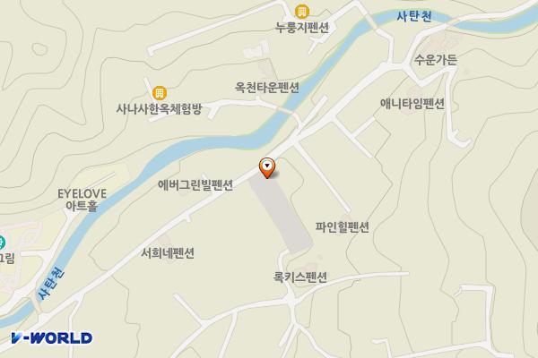 단월면사무소 주차장 위치 지도 — 경기도 양평군 단월면 보룡길 53