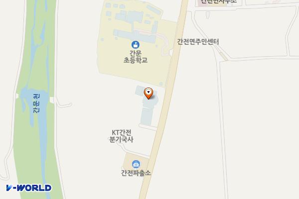 간전면백운관 위치 지도 — 전남광주통합특별시 구례군 간전면 간전중앙로 174