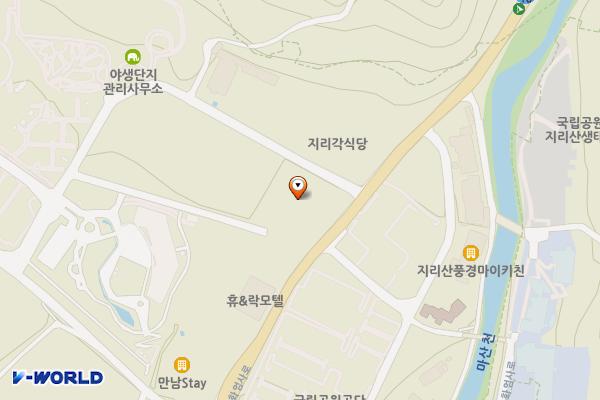 화엄사 상가지구 2층 위치 지도 — 전남광주통합특별시 구례군 마산면 화엄사로 377-1