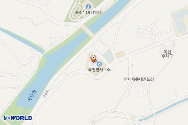옥천면다목적복지회관 위치 지도 — 경기도 양평군 옥천면 옥천체육공원길34-1