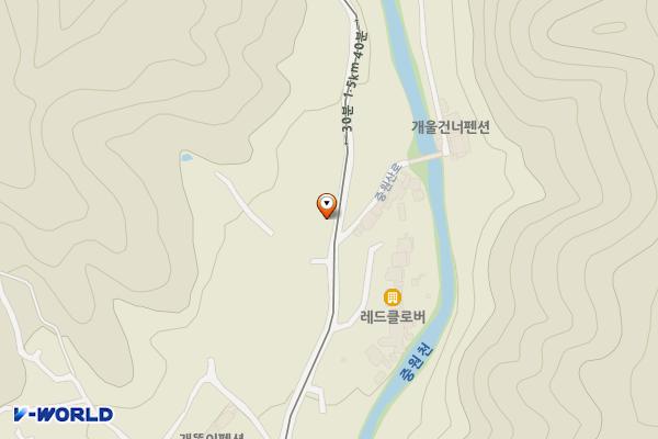 옥천레포츠공원 위치 지도 — 경기도 양평군 옥천면 옥천리 771