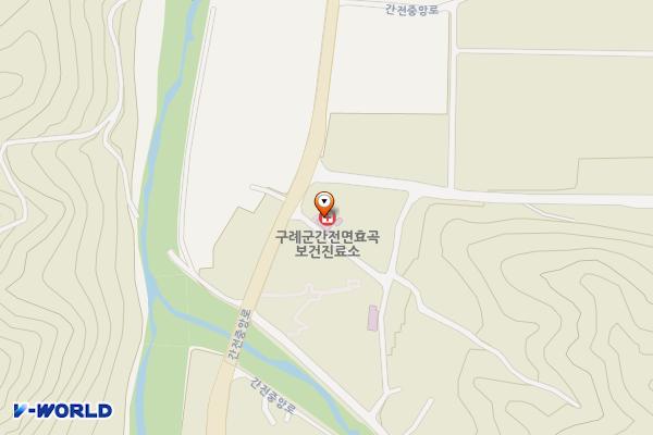효곡보건진료소 위치 지도 — 전남광주통합특별시 구례군 간전면 효죽길 1