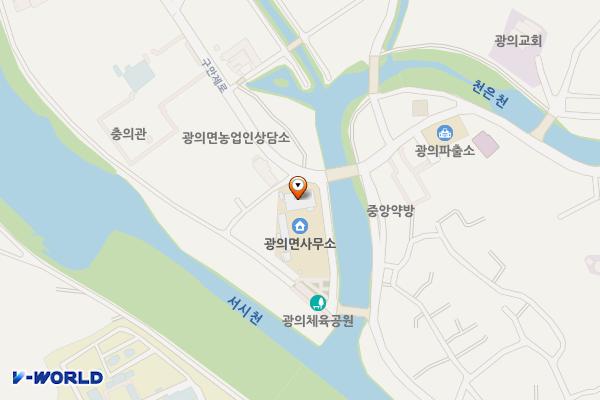 연파소공원 공중화장실 위치 지도 — 전남광주통합특별시 구례군 광의면 구만제로 341 (연파리)