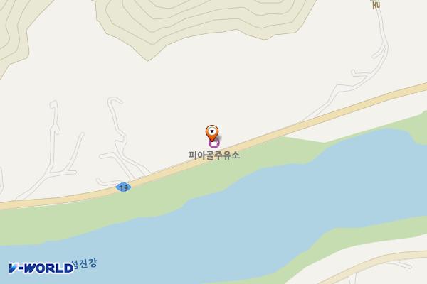 피아골주유소 위치 지도 — 전남광주통합특별시 구례군 토지면 섬진강대로 4466 (외곡리, 피아골오일뱅크)