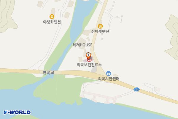 외곡보건진료소 위치 지도 — 전남광주통합특별시 구례군 토지면 피아골로 7 (외곡리)