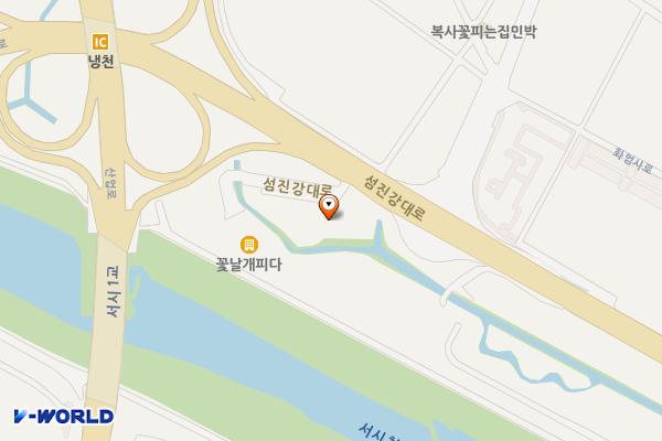 구례 LPG주유소 위치 지도 — 전남광주통합특별시 구례군 마산면 섬진강대로 5503 (냉천리, 구례LPG충전소)