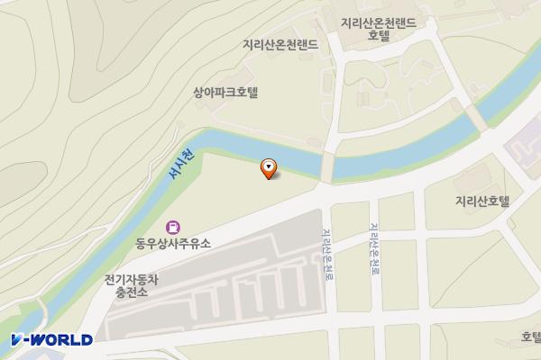 훼미리마트주차장 위치 지도 — 전남광주통합특별시 구례군 산동면 지리산온천로 255 (탑정리)
