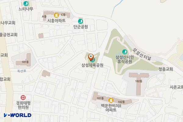 삼성 공영주차장 위치 지도 — 서울특별시 금천구 독산로24마길 30