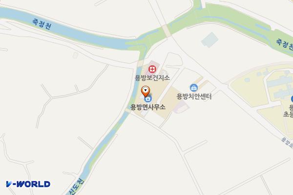 용방면사무소 위치 지도 — 전남광주통합특별시 구례군 용방면 하용길 5 (용정리)
