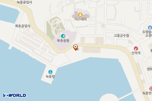 녹동수협물양장 위치 지도 — 전남광주통합특별시 고흥군 도양읍 목넘가는길 19