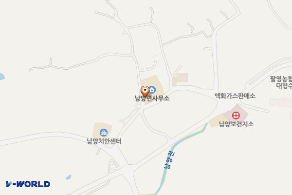 남양면사무소 위치 지도 — 전남광주통합특별시 고흥군 남양면 남양희망길 19