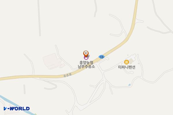 흥양농협남부주유소 위치 지도 — 전남광주통합특별시 고흥군 포두면 우주로 1195