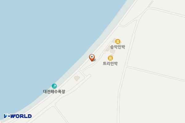 대전해수욕장1 위치 지도 — 전남광주통합특별시 고흥군 두원면 두원로 1306-38