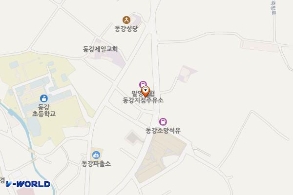 팔영농협동강주유소 위치 지도 — 전남광주통합특별시 고흥군 동강면 고흥로 4287
