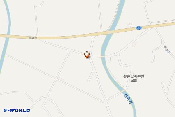 포두동부게이트볼장 위치 지도 — 전남광주통합특별시 고흥군 포두면 외산길 8-36, 게이트볼장