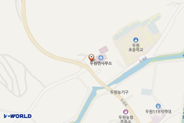 고흥우체국 두원출장소 위치 지도 — 전남광주통합특별시 고흥군 두원면 두원로 484, 고흥우체국 두원출장소