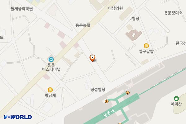 용담제2공영주차장 위치 지도 — 경기도 양평군 양서면 용담리 246-5