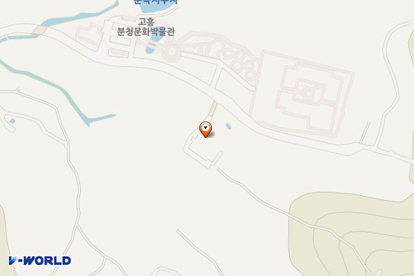 가족문학관 위치 지도 — 전남광주통합특별시 고흥군 두원면 분청문화박물관길 88