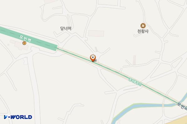 양근지구 공영주차장 위치 지도 — 경기도 양평군 양평읍 양근리 811