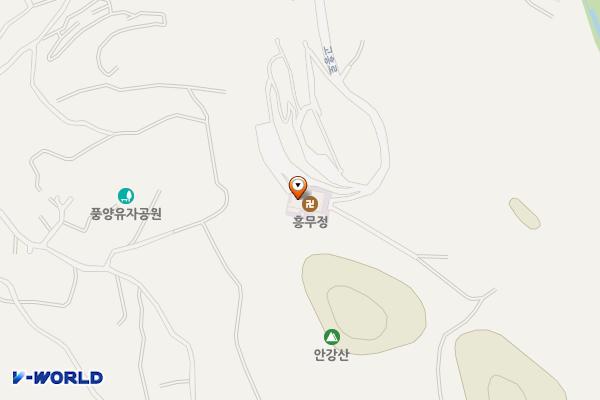 풍양흥무정 위치 지도 — 전남광주통합특별시 고흥군 풍양면 고흥로 1126-37, 사찰