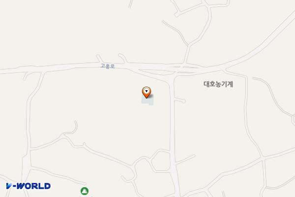 풍양서부게이트볼장 위치 지도 — 전남광주통합특별시 고흥군 풍양면 축두길 6-4, 게이트볼장
