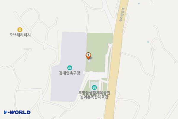 녹동테니스장 위치 지도 — 전남광주통합특별시 고흥군 도양읍 우주항공로 229, 체육시설