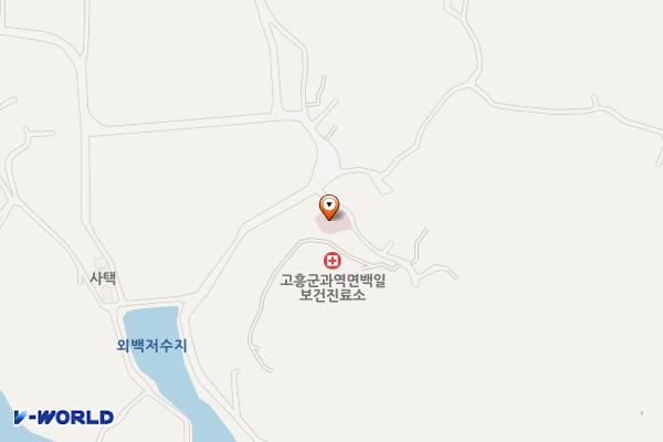 백일보건진료소 위치 지도 — 전남광주통합특별시 고흥군 과역면 백일길 315-4