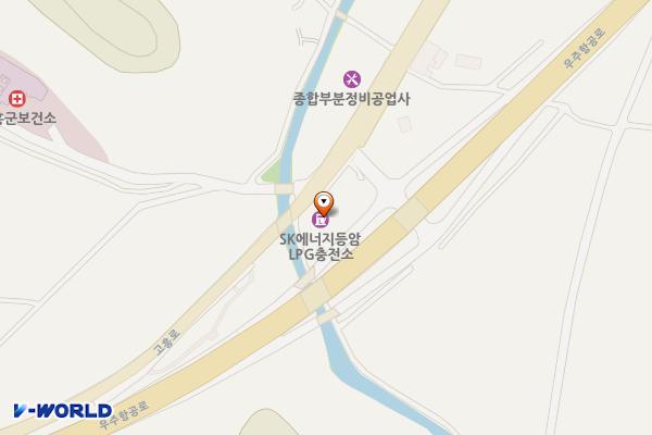 등암LPG충전소 위치 지도 — 전남광주통합특별시 고흥군 고흥읍 고흥로 1520