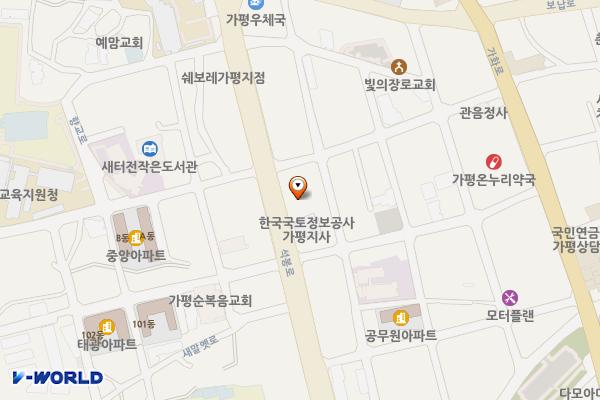 가평읍 임시공영주차장(8) 위치 지도 — 경기도 가평군 가평읍 읍내리 488-2