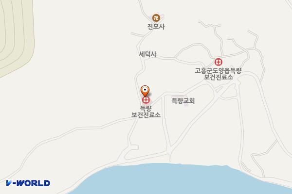 득량보건진료소 위치 지도 — 전남광주통합특별시 고흥군 도양읍 득량관선길 89-13